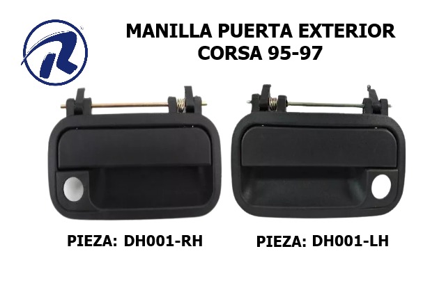 Manilla puerta exterior del Corsa