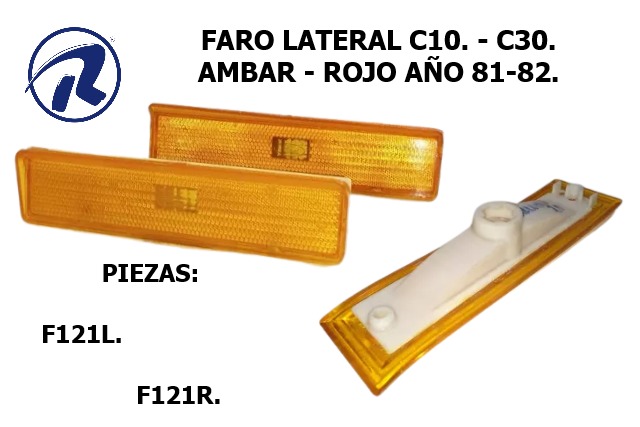 faro lateral dercho e izquierdo C10-C30 81-82 Ivica